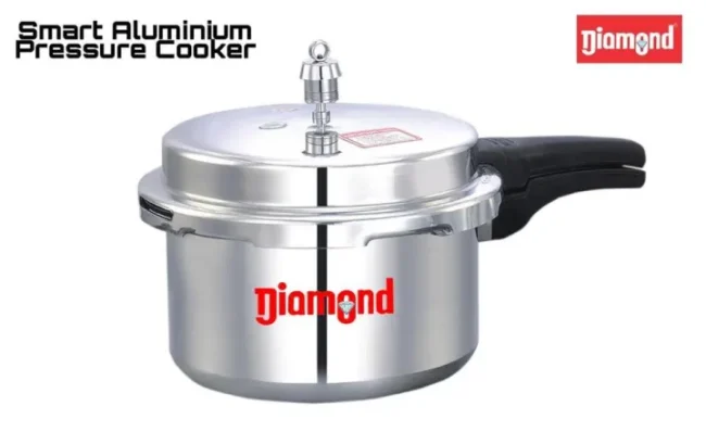 Diamond 10 Litres Popular Outer Lid Aluminium Pressure Cooker