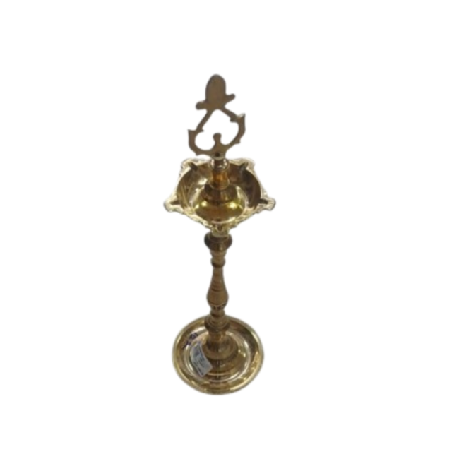 BRASS KUTHU VILAKU 1 PADI - Image 4