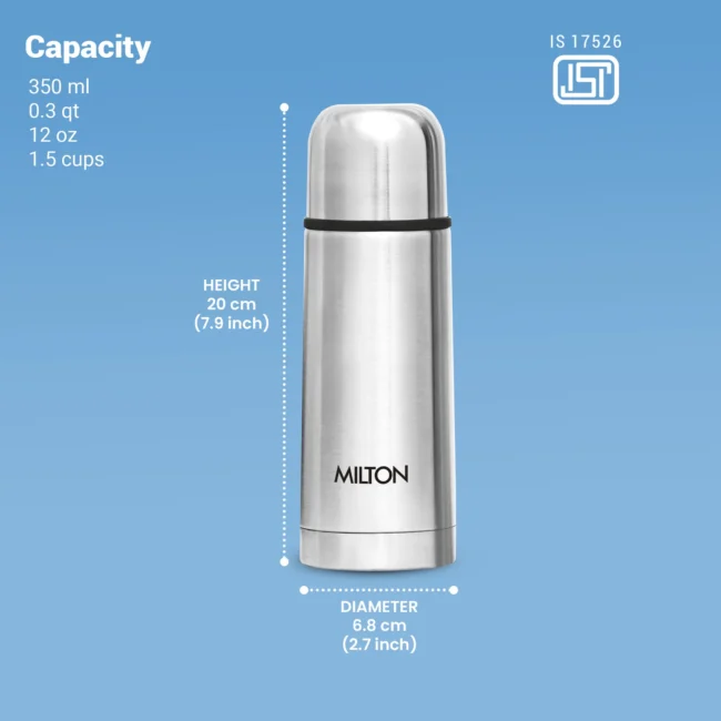 Milton Flip Lid Thermosteel Bottle 350 ml - Image 5
