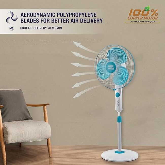 USHA Maxx Air Ultra Pedestal Fan - Image 2