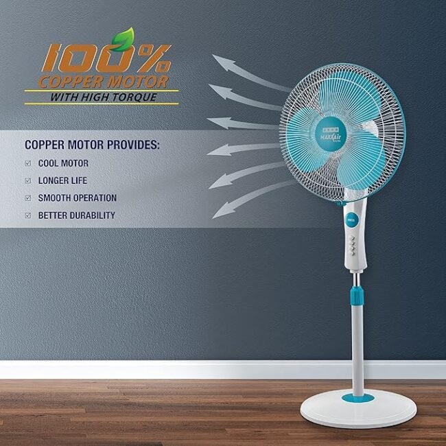 USHA Maxx Air Ultra Pedestal Fan - Image 4