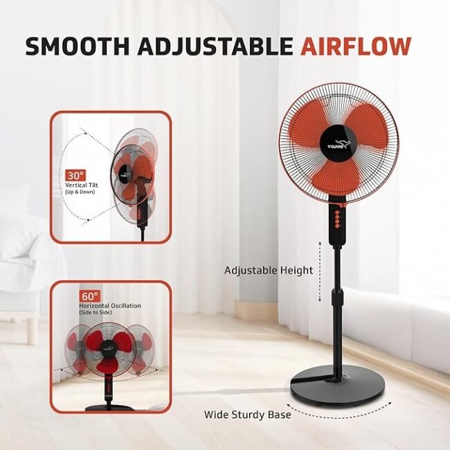 V-Guard Pedestal Fan - Image 4