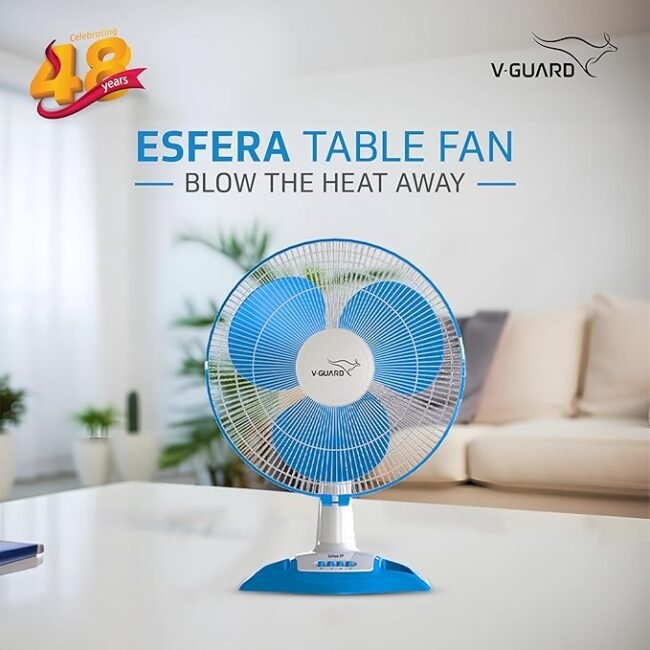 V-Guard Table Fan| Maximum Airflow with Low Noise Operation - Image 3